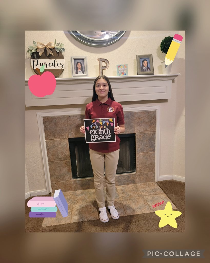 Johanna's last first day of middle school. 🥺 It's true what they say, don't blink! Have a great year, my beautiful girl.#myaldine