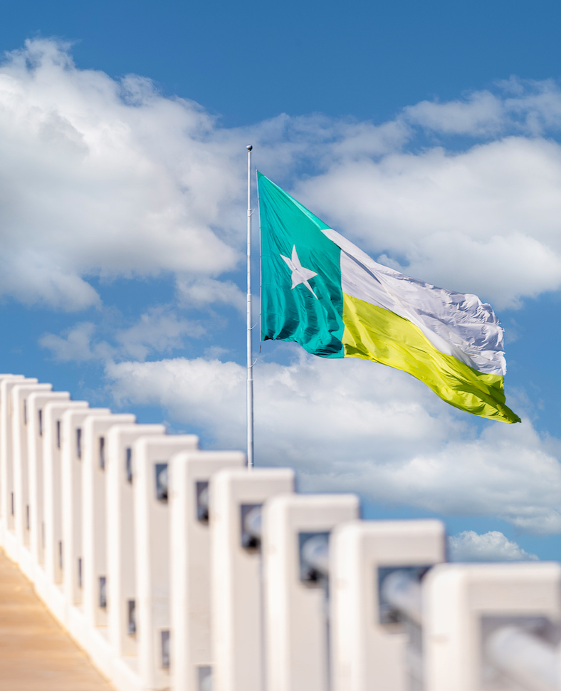 If you’ve traveled on I-35 near Denton, you’ve probably noticed a giant green flag flying outside of <a href="/DATCU/">DATCU</a> Stadium – the UNT Battle Flag.

It’s become a recognized university symbol and is one of our most celebrated traditions thanks to <a href="/Talons23/">Talons of UNT</a>. More: northtexan.unt.edu/issues/2017-wi…