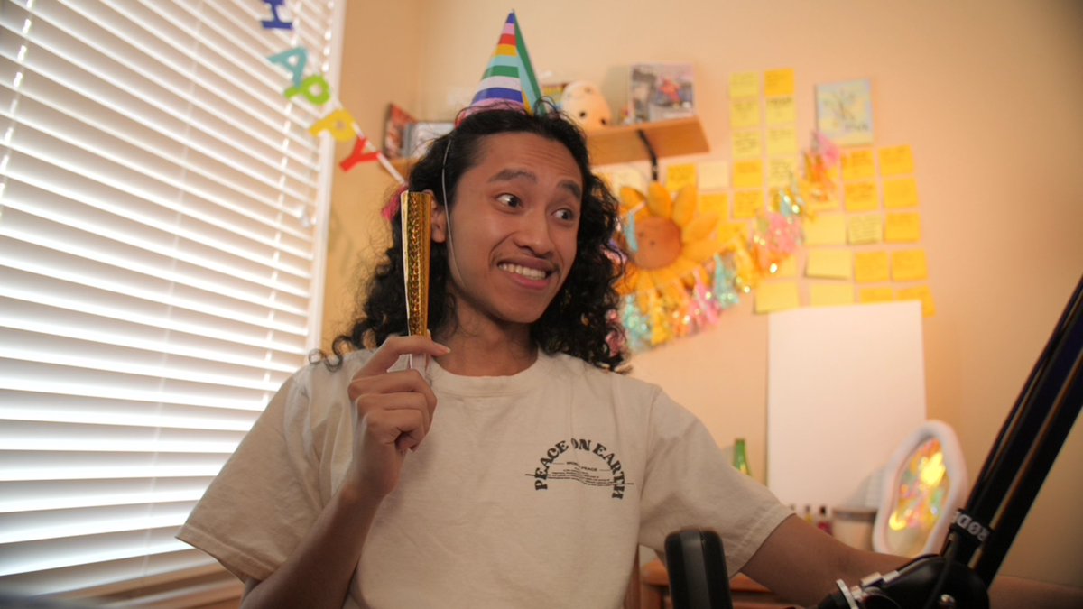 sguy3n's tweet photo. it’s celebration time! 🥳 48 hours of bday + 1 year on twitch :3 
https://t.co/ZfBgP8q47u https://t.co/QouafEllIQ