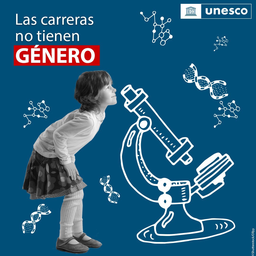 No hay carreras de hombres ni de mujeres.

La educación de las niñas es una de las inversiones más valiosas que podemos hacer por el futuro de la humanidad. unesco.org/es/gender-equa… #GeneraciónIgualdad #SuEducaciónNuestroFuturo