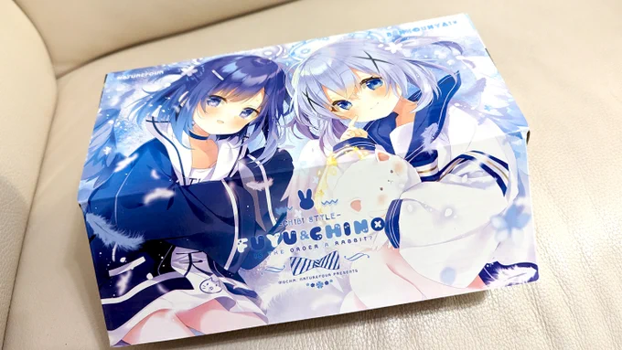 ごちうさ新刊セットの先着特典、フユチノのストレージボックスはこんな感じですー!  #C102 #ごちうさ