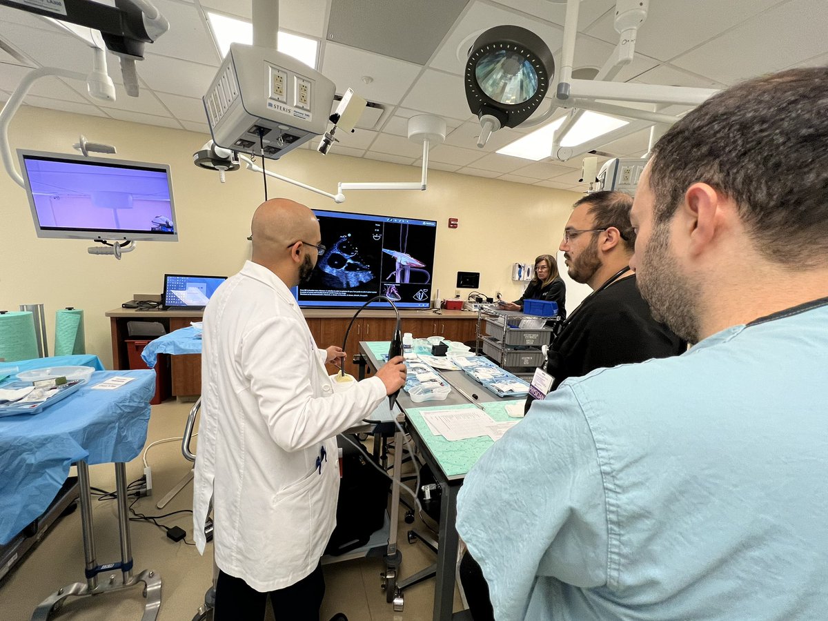 SIU Cardiology Fellows (@siucardsfellows) on Twitter photo Hands on with our new TEE simulation device in the lab, all thanks to our program director <a href="/mominsiddique01/">Momin Siddique</a> <a href="/siusom/">SIU Medicine</a> <a href="/ChooseMemorial/">MemorialHealthIL</a> Hands on with our new TEE simulation device in the lab, all thanks to our program director <a href="/mominsiddique01/">Momin Siddique</a> <a href="/siusom/">SIU Medicine</a> <a href="/ChooseMemorial/">MemorialHealthIL</a>