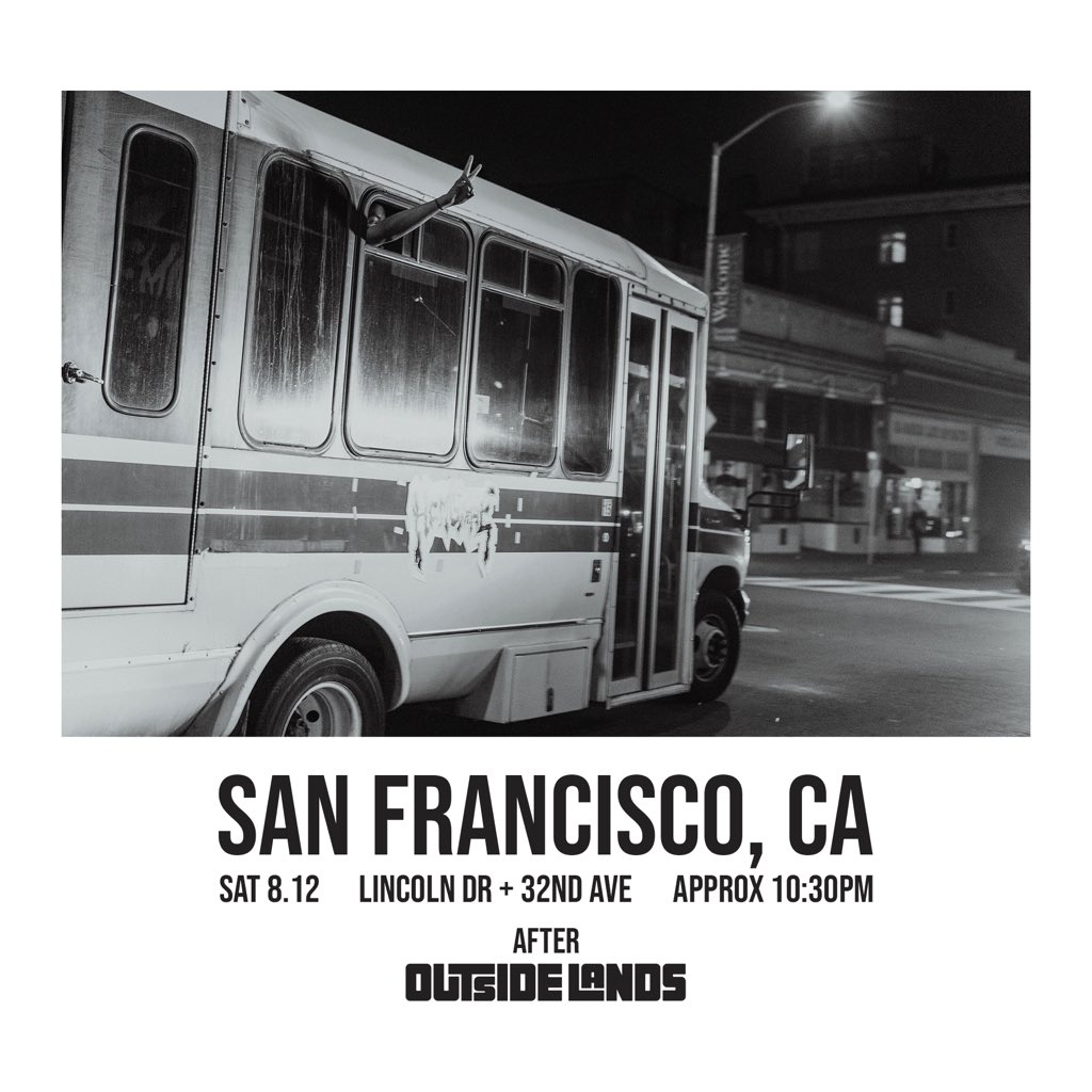 Outside lands this Saturday!