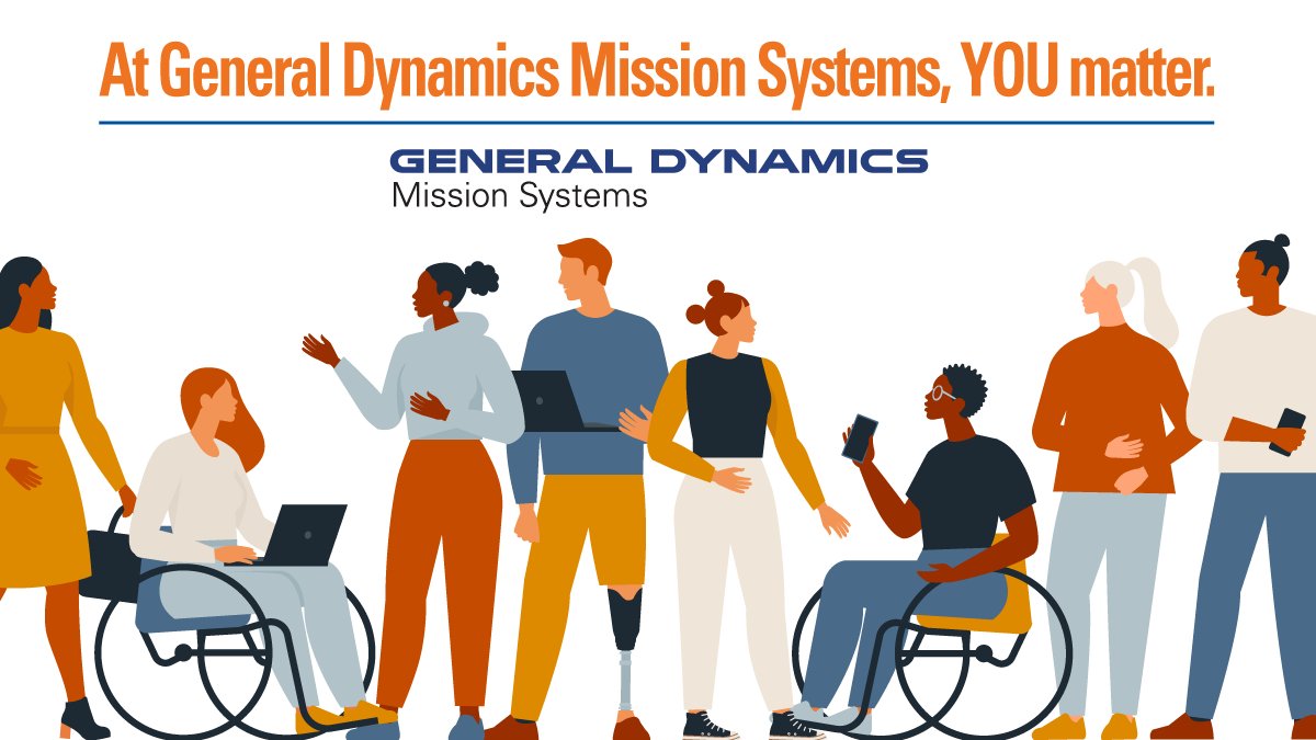 GDMS's tweet image. At GD Missions Systems, we are proud to support our employees through our DAISE ERG: Disability, Advocacy, Information, and Supporters. 

Thank you to our DAISE ERG members for their dedication and hard work! 

gdmissionsystems.com/careers/why-wo…

#DisabilityAdvocacy #InclusionAtWork