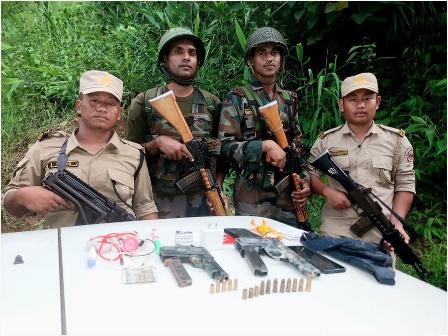 Tirap Police & Khonsa Bn of Assam Rifles neutralise one hardcore cadre of NSCN/K (Nikki), and apprehend another in a joint operation. The cadres were involved in extortion activities in Tirap district.