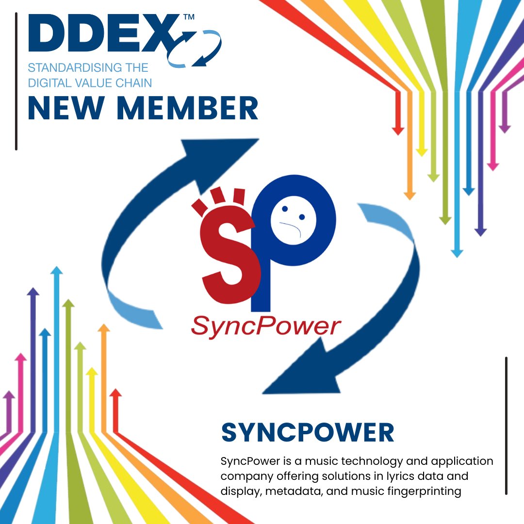 SyncPower is our next newest member! They're a technology and application company offering solutions in lyrics data and display, metadata, and music fingerprinting. Learn more about their suite of solutions on their website below! ow.ly/vzNU50Ps6QB