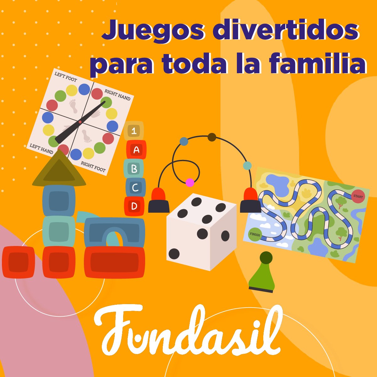 fundasilsv's tweet photo. 🎲🎯🎉Te compartimos tres ideas para realizar actividades en casa que mantendrán un ambiente divertido entre toda la familia.

Cuéntanos en los comentarios otros juegos que conozcas. https://t.co/hAbxsEu6q2