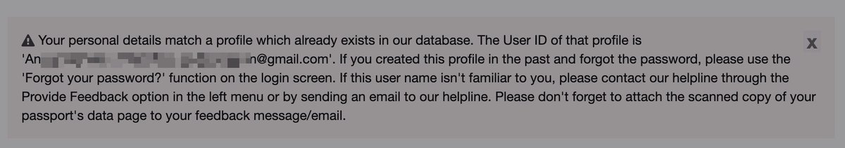 5324mfalls's tweet photo. @CGI_USFederal @USAndIndia @DHSgov 
Lots of families are facing issues scheduling appointments as dependent profiles are getting the attached error. Need this resolved ASAP. Please get the issues with the new portal resolved. https://t.co/IAX5FpDNch