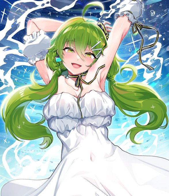 Skebのご依頼で描かせていただきました☺️
お祝いイラストだったので明るい雰囲気で夏らしくしました☀️🎉 