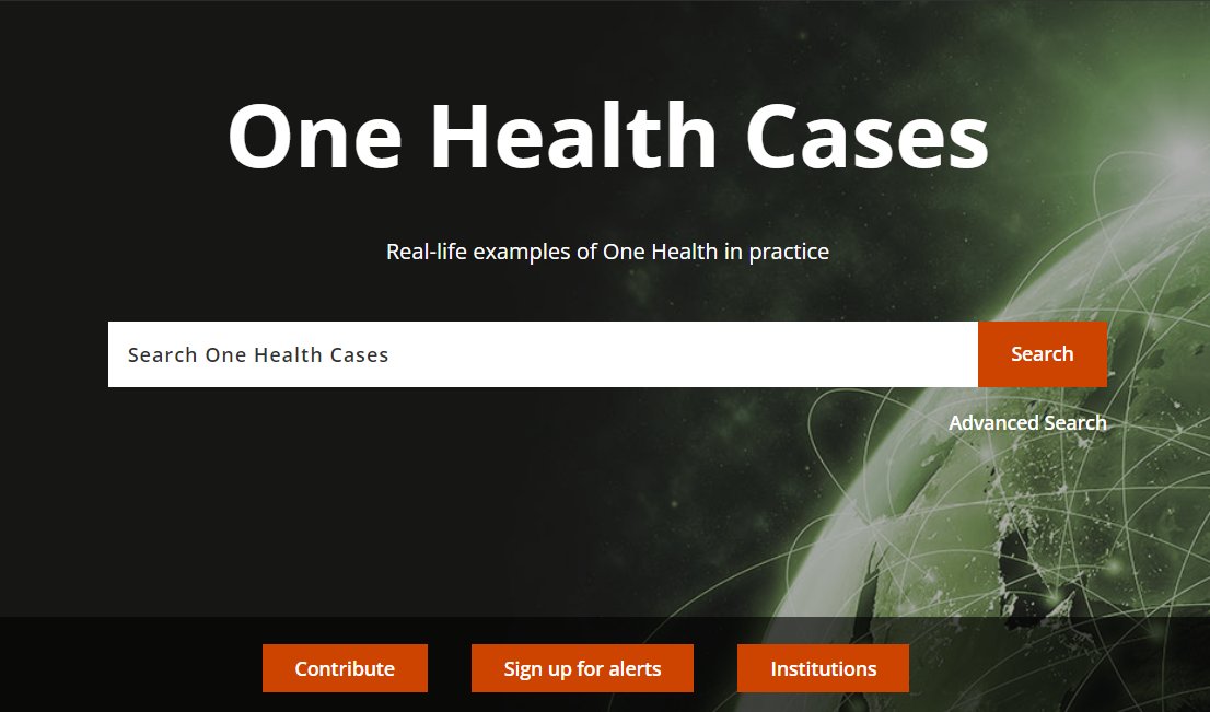 One Health - U of Guelph (@onehealthuofg) on Twitter photo Have you seen CABI One Health Cases?: tinyurl.com/428nxu5f  
One Health Cases is a collection of real-life examples of #OneHealth in practice, stressing interconnections between humans, animals, plants, ecosystems & their shared environment. You may also submit your own case! Have you seen CABI One Health Cases?: tinyurl.com/428nxu5f  
One Health Cases is a collection of real-life examples of #OneHealth in practice, stressing interconnections between humans, animals, plants, ecosystems & their shared environment. You may also submit your own case!