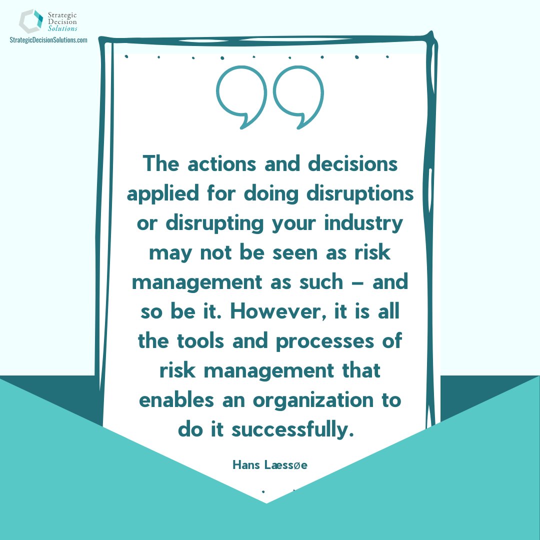 Many believe you have to be the 1st at something to be great, but many successful companies were not the first on the scene. Learn how #riskmanagement tools can be helpful to know the right time and approach. 

strategicdecisionsolutions.com/why-being-firs… 

#ERM #erminsights