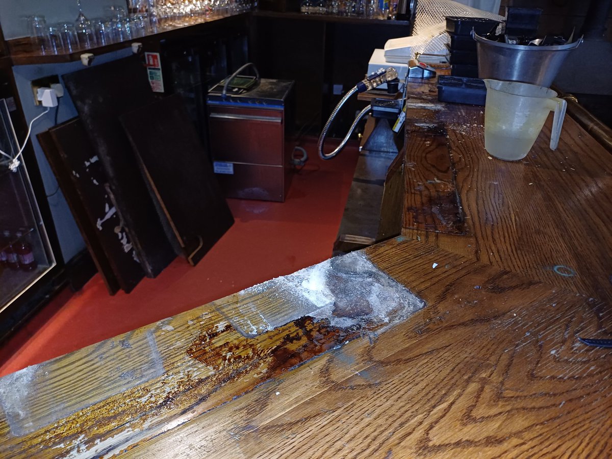 NewInnCononley's tweet photo. Bit of a mess at the moment. 

More work starting next week, this is just the calm before the "Hopical" Storm. 

#newinn #cononley #beer https://t.co/mdqolXVP7n