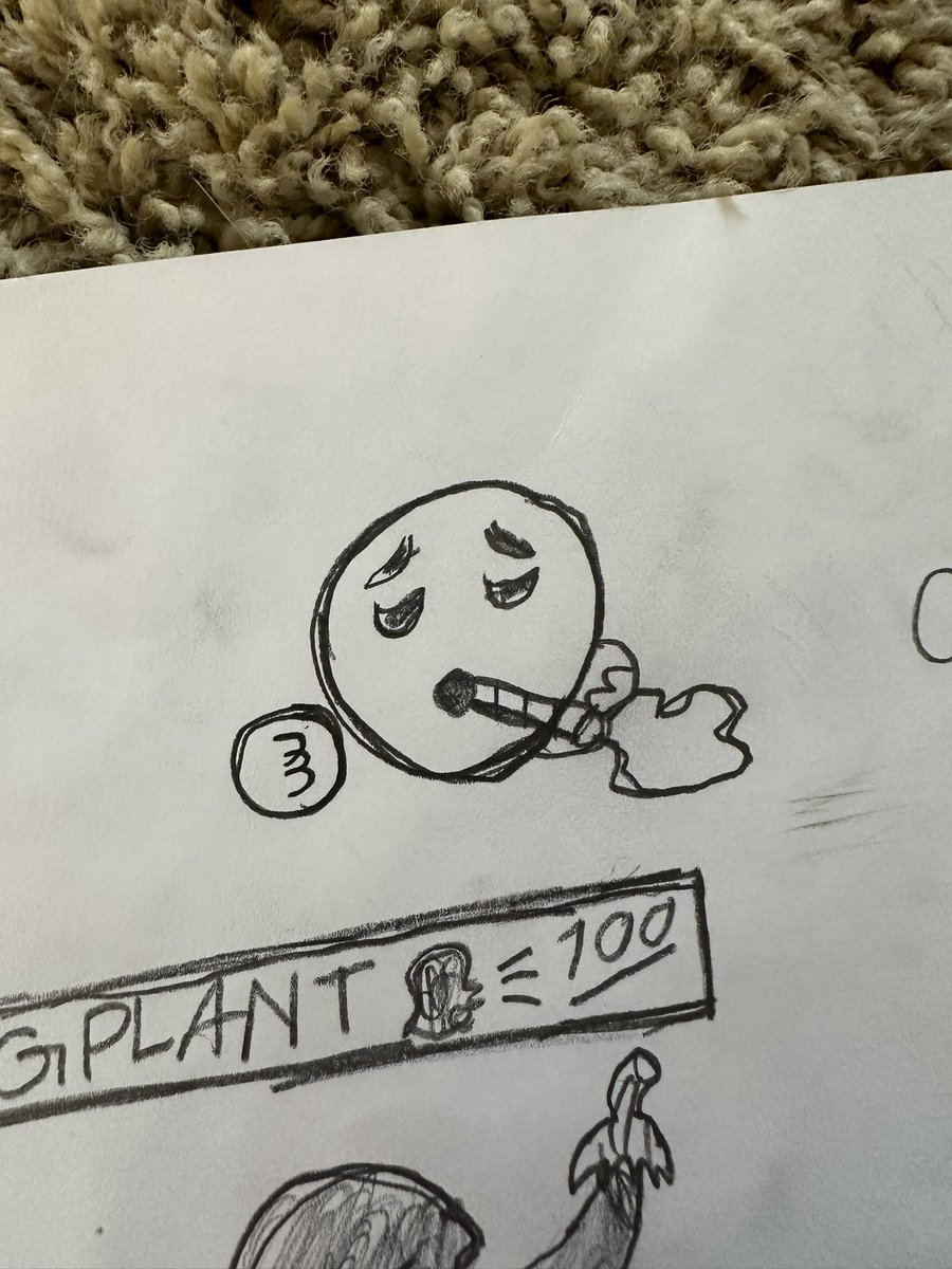 psubaby's tweet photo. Was cleaning up a bit and found this sheet of drawings that Cole drew..these were 3 of my faves…the shocked emoji, #BeASigma, and someone smoking a joint? Allegedly? 😂 https://t.co/A8WOqnYxXD