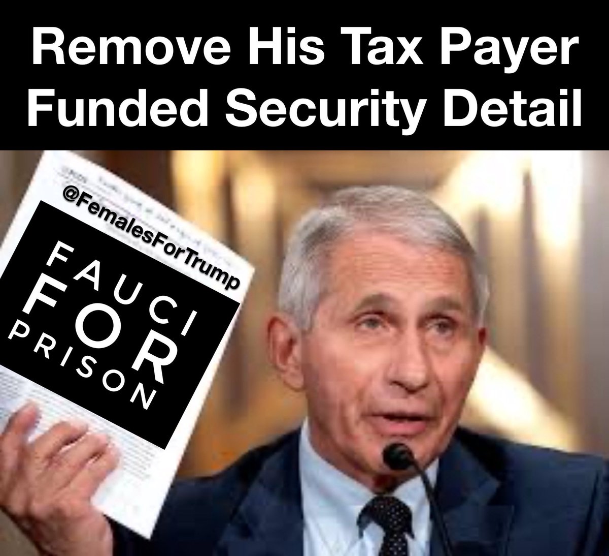 Fauci needs to face the people he defrauded. Rand Paul sent a dead-on-arrival referral to DOJ.