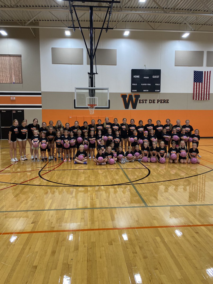 And that wraps up our Little Dribblers clinics this summer. We had a lot of fun with our incoming 1st and 2nd graders. The HS girls did a great job working with these youngsters and exposing them to how fun that basketball can be!