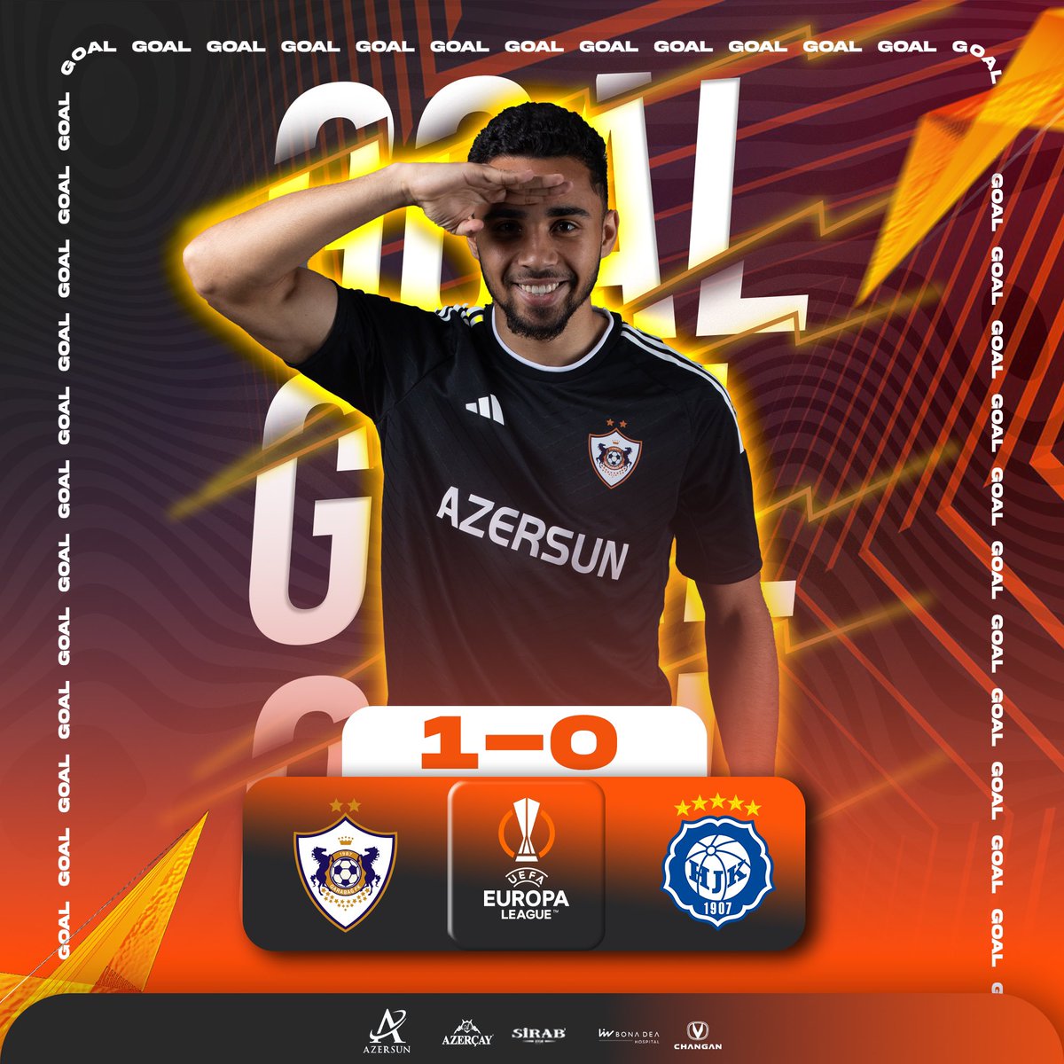 FKQarabagh's tweet photo. QOOL! Leandro Andrade! 1:0!

#QarabağFK #QARHJK #UEL https://t.co/j1otBIAqJi