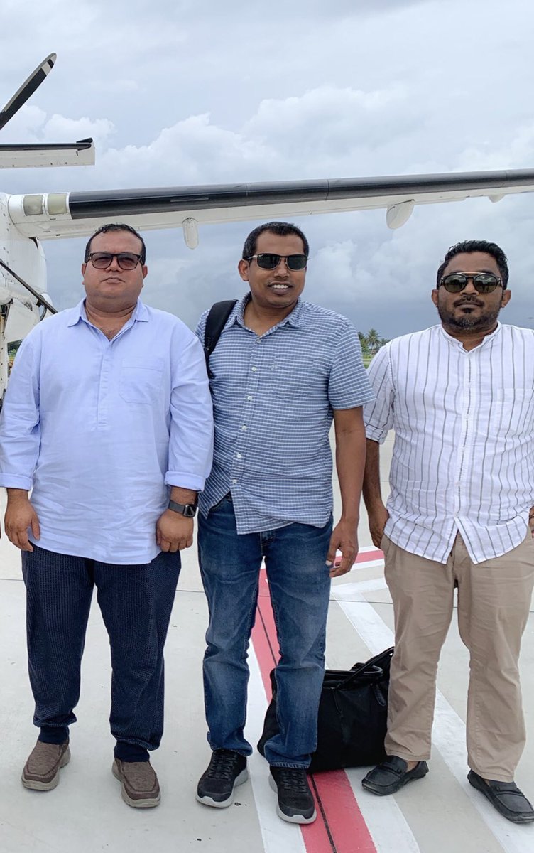 modemaldive's tweet photo. Iburaaheem running mate ehme aris ehme bodu corruption hingaa dhe vagunnaa eku. Medhuga inee Mifco deputy CEO. Meenage kunfuni Uni Engineering ge aneh share holder akee Faiz (RDC board member). Dhen mihiree Airport board ga ulhey aneh corruption partner. @HKurusee #ibuNoonGotheh https://t.co/MiGH83RWk2