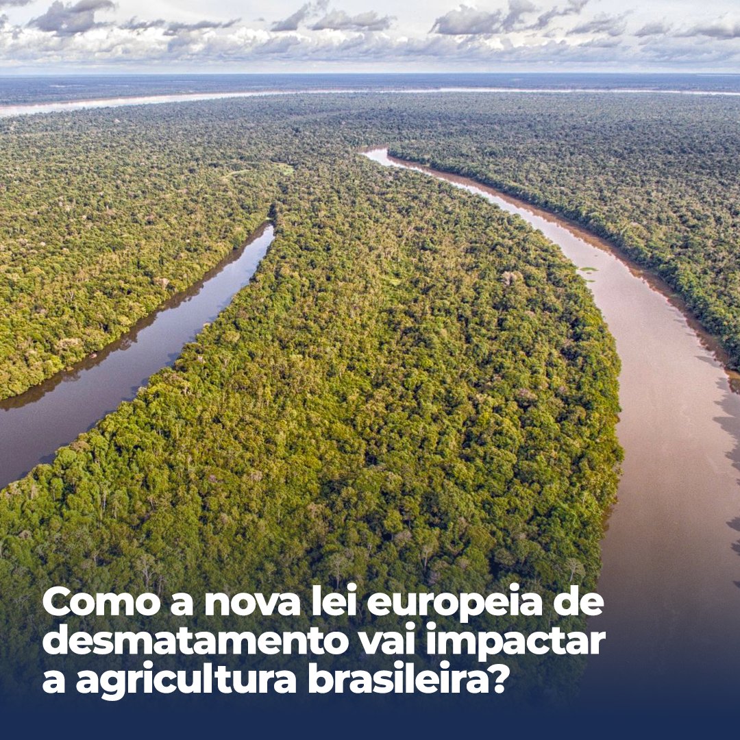 Nova lei da União Europeia proíbe importação de produtos oriundos de desmatamento a partir de dezembro de 2024. O sócio-diretor da Agroicone, Rodrigo C. A. Lima concedeu entrevista ao portal Czapp sobre os impactos para o setor. Leia mais: agroicone.com.br/entrevista-imp…