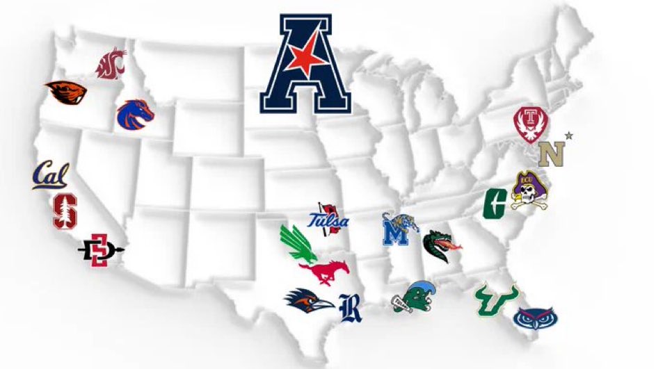 barstoolecu's tweet photo. With some ACC schools against adding Cal &amp; Stanford, it’s becoming more and more likely that this could become a reality. 

Would this be a power conference? https://t.co/FqAZd6AZp3