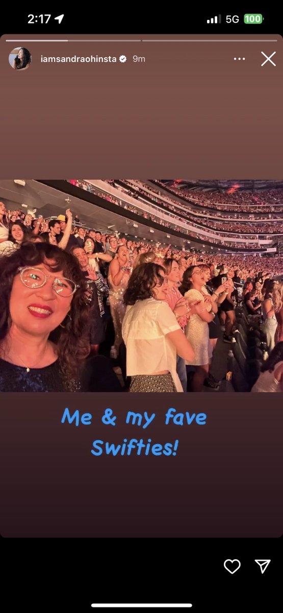 tswiftKOR's tweet image. 📱 230810 산드라오 인스타그램스토리
어제 The Eras 투어 LA 공연을 보러갔던 산드라! #LATStheerastour