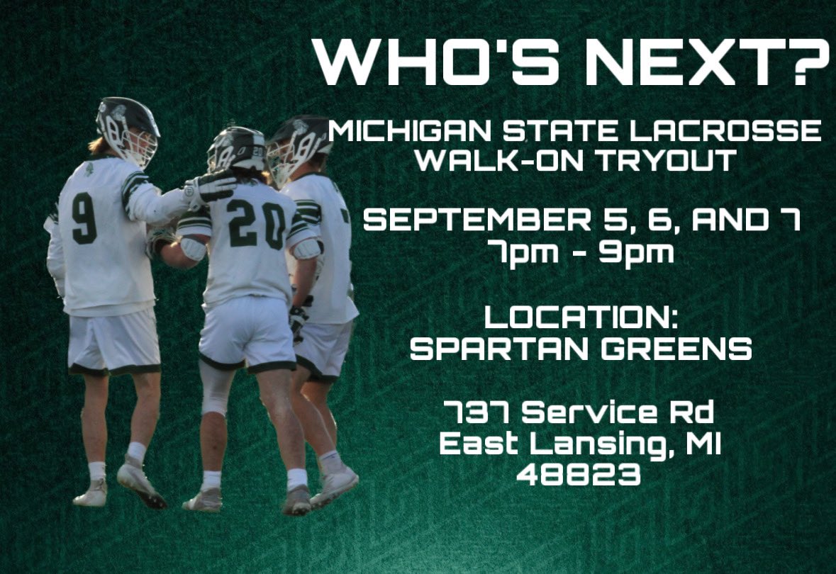 Think you’ve got IT?

Walk-on open tryouts will be held September 5th, 6th, and 7th at Spartan Greens.

Sign up and information link below and in bio.

docs.google.com/forms/d/e/1FAI…