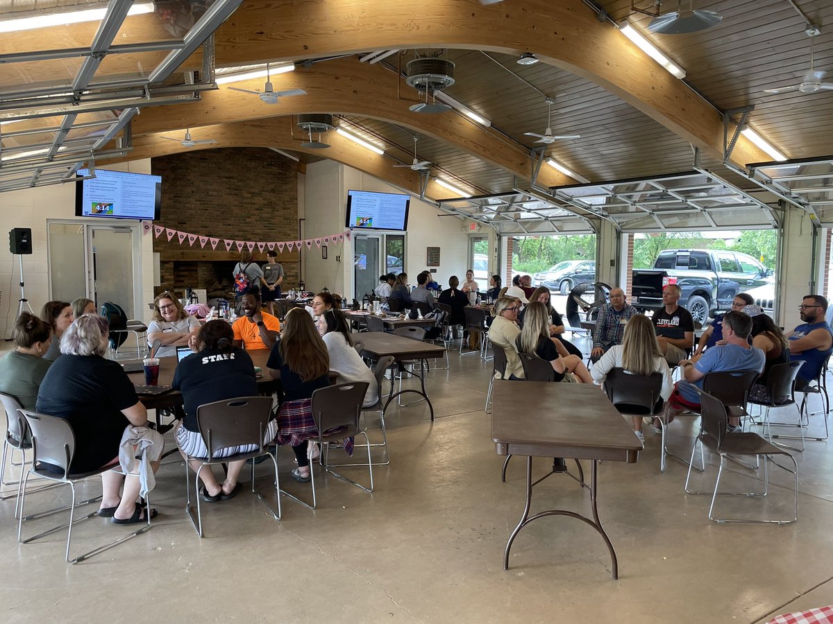 Dedicated Perry MS staff getting ready for 2023-2024 at the Mirolo Center! Thank you Jodi and Nancy for leading the thinking for today.