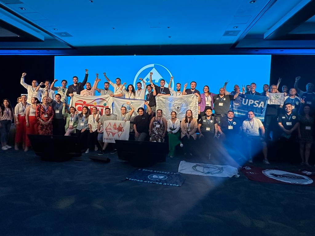 crisanchezpavon's tweet photo. ¡JUNTOS, MOVEMOS EL MUNDO! @ITFglobalunion Congreso Regional LATAM y el Caribe https://t.co/njK0hhdMS2