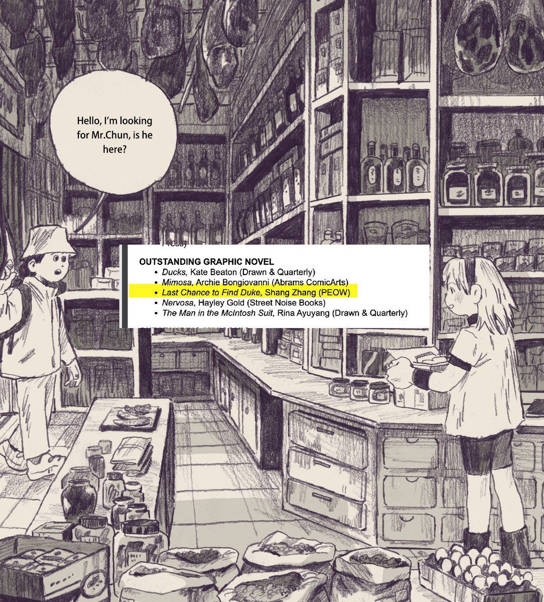 peowstudio's tweet photo. Congrats @Justice0083 you just got Ignatz nominated for best graphic novel!

please join us us saying congrats to Shang :) https://t.co/oK6hicVB99