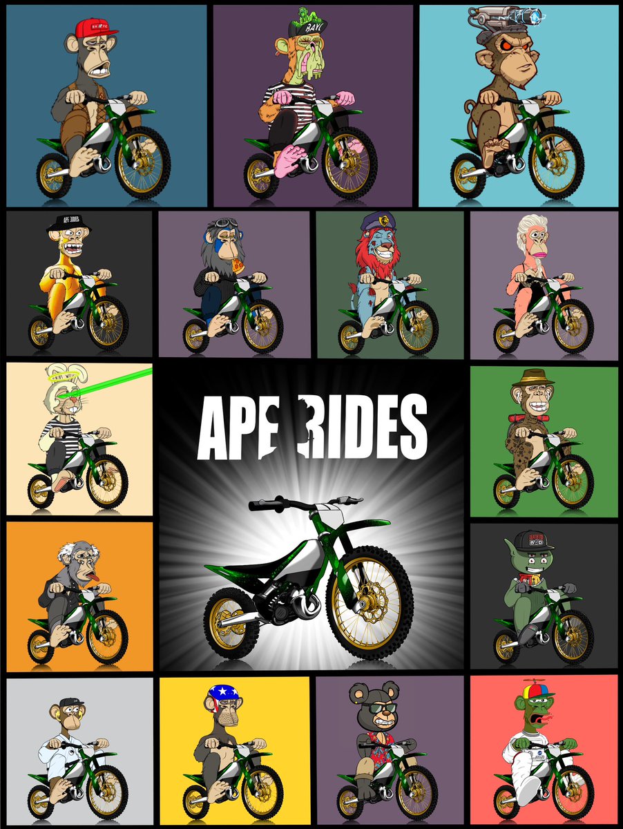 ApeRidesNFT's tweet photo. 🚨🚨🚨IMPORTANT NEWS🚨🚨🚨

🔥Staking now live for all #ApeRides holders 📈

👉🏻You also earn $FUEL for each #NFT you own from any of the compatible collections 🤯 

🔥Until we launch the reward store and V2 of Ape Racers arena we have reduced mint price to 0️⃣.0️⃣2️⃣ETH 👈🏻 https://t.co/41BabtMRhH