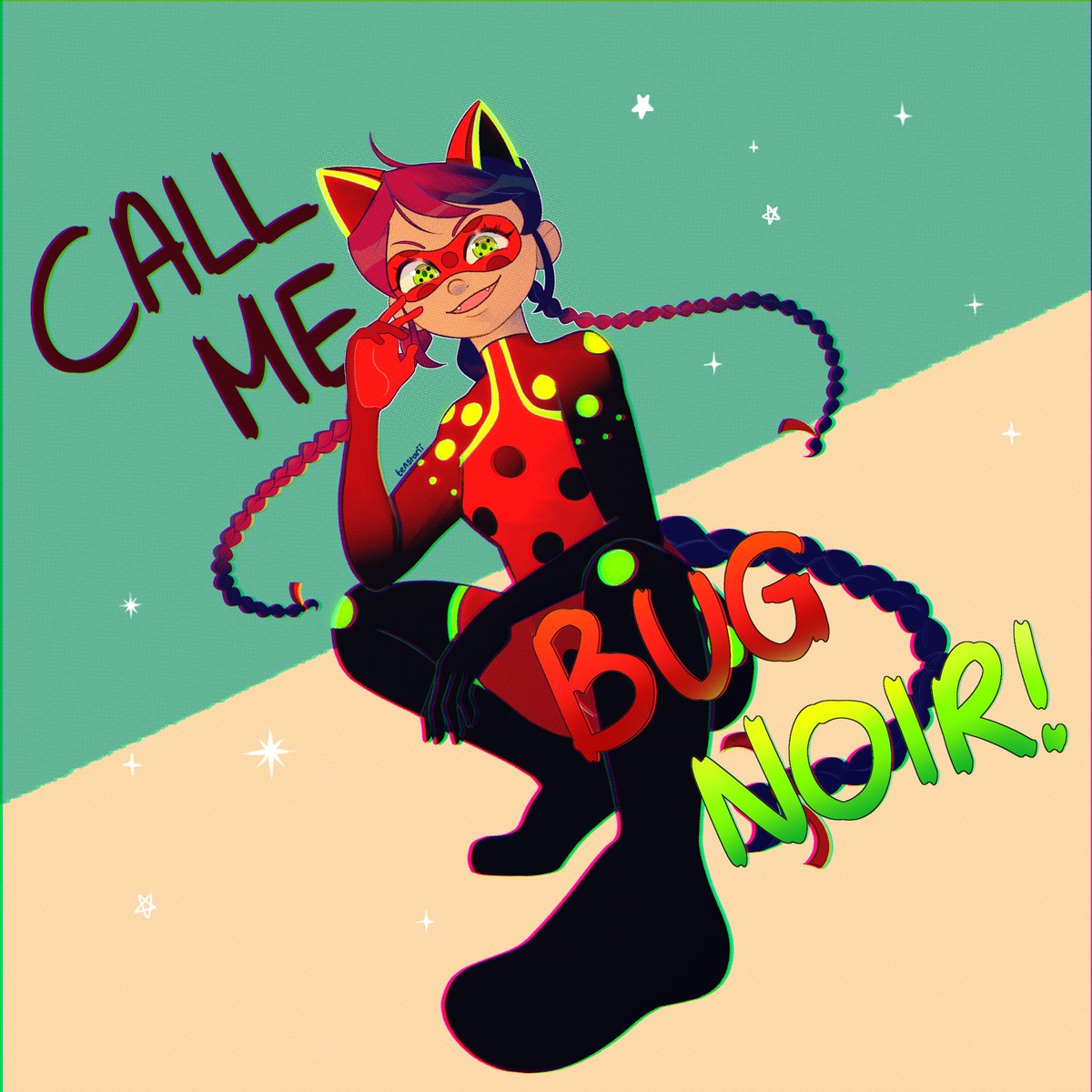 tenstarii's tweet photo. BUG NOIR!!
[#miraculousladybug #mlbs5spoilers #bugnoir #fanart] https://t.co/7FOMabdAWj