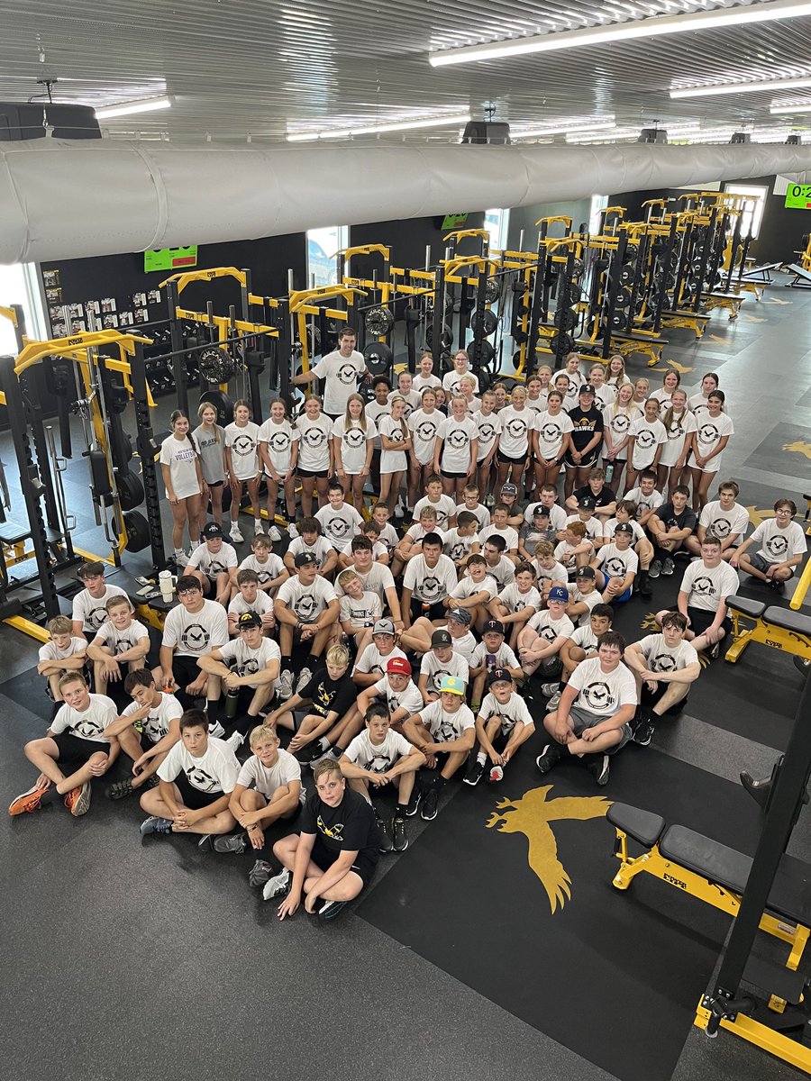 Wrapped up our summer Middle School strength and condition camps today. What a GREAT group of kids. Proud of their development both physically and mentally. Excited to watch them continue their journey as Go-Hawks! #thegohawkway