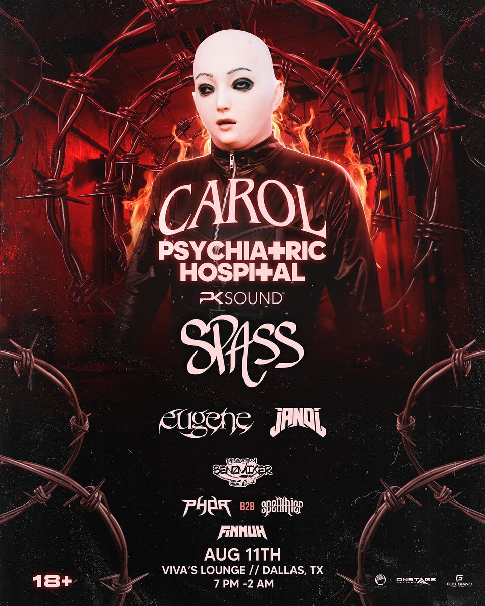 If you’re not going to Carol Psychiatric Hospital… 

you are truly missing out on one of the most thought out and immersive events of the year. Just sayin :P

@itscaroldubstep