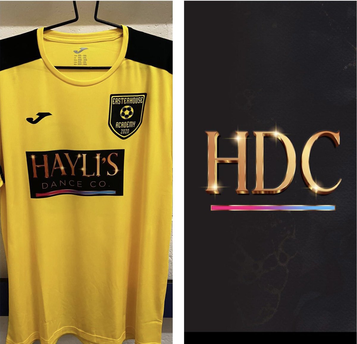 Massive thank you to Hayli from Hayli_danceco for sponsoring our new kit for next season.Really appriciated and boys can’t wait to wear it.Go over to instagram and give her a follow hayli_danceco <a href="/EasterhouseFA/">Easterhouse FA</a>