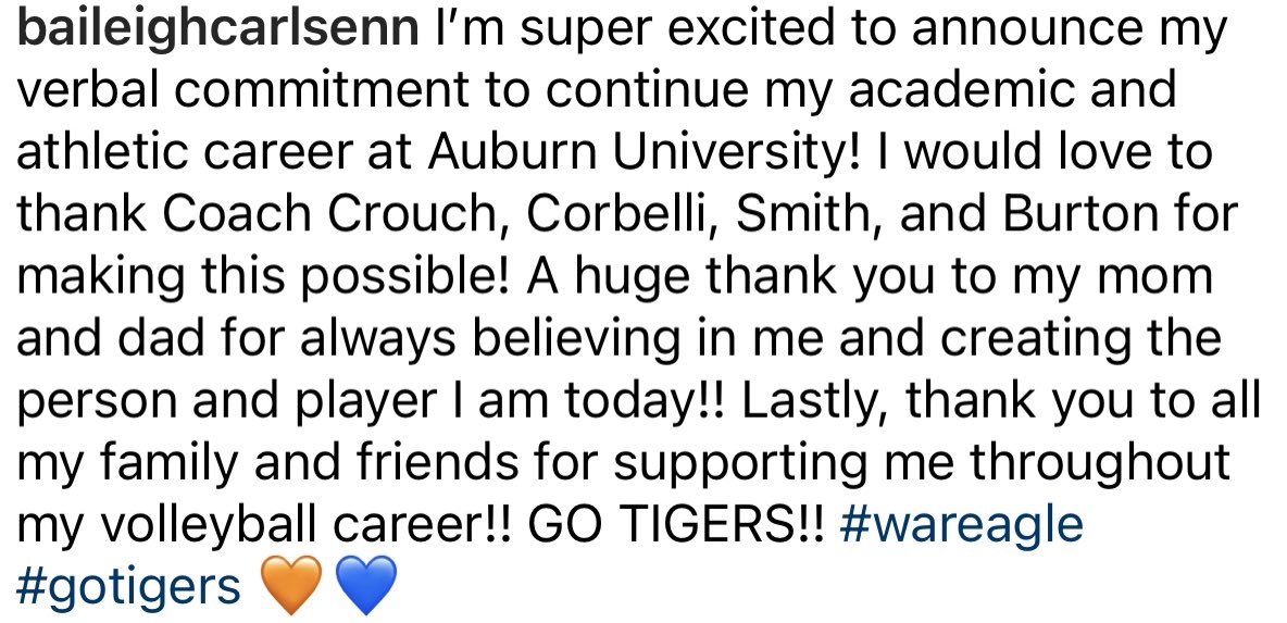 baileighc2025's tweet photo. War Eagle! @AuburnVB @VB_Ankeny https://t.co/H9xktIKSuN