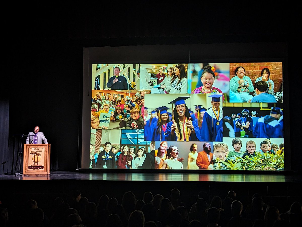 "Welcome to the 2023-24 school year!"

Interim Supt, Mr. Matt Fisher, kicking-off Welcome Back.

#WeAreGIPS