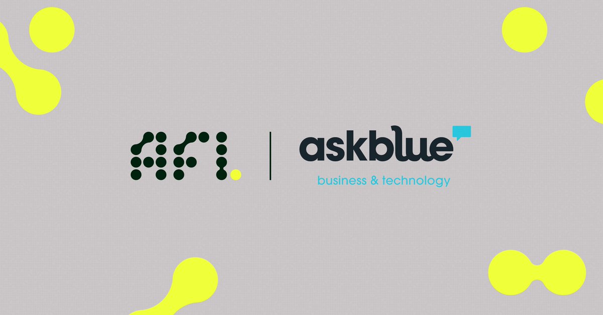 Thrilled to announce our partnership with AskBlue, a consultancy expert in financial &amp; IT sectors. Together, we're poised for exponential growth in the global Web3 business landscape.

Stay tuned!

#AFINetwork #AskBlue #Web3