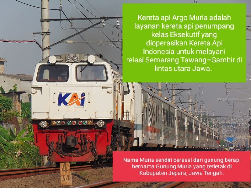 SoimulHidayat's tweet photo. Yuk naik argo muria https://t.co/li4Jo2iEZ7