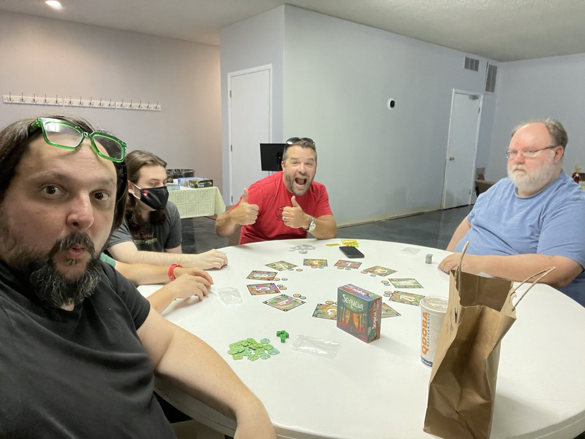 PanikGames's tweet photo. A really fun game night last night. It was so fun to play multiple games. I enjoyed all of them. Thank you @meeplenomics for bringing the fun. #boardgame #boardgames #gamenight #gamenights #game #games #gamer #tabletopgames #tabketopgame #gaming #newgames #genconhaul https://t.co/kyADAG0Sfc