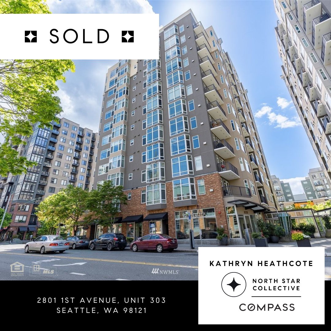 Past Sold: 2801 1st Avenue, Unit 303, Seattle, WA 98121

#tbt #throwbackthursday #happysellers #seattle #realestate #kathrynheathcote #thenorthstarcollective #compassseattle #seattlerealestate #seattleagent #westseattlerealestate #westseattle