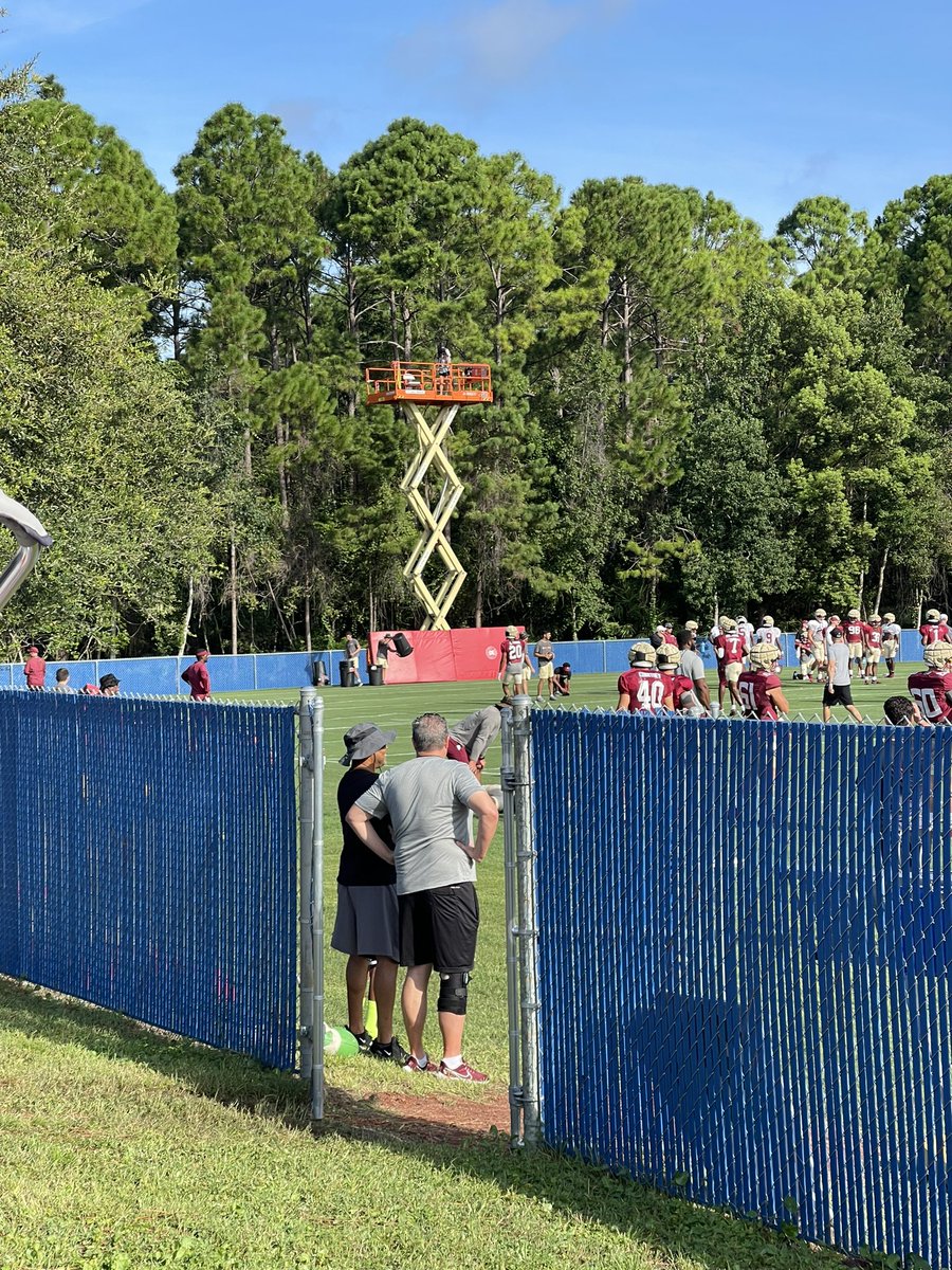 FSUCoachesVideo's tweet photo. What does it take to provide the luxuries of home when you’re off site with @FSUFootball ? For one, a great team! FSU CV is our team’s eye in the sky no matter where we are. https://t.co/YpH1T2hrhs