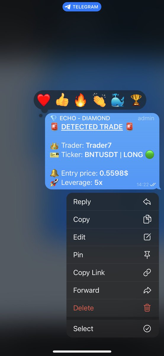 echobotfinance's tweet photo. The wins are coming one
after another. And not just for us ! But for everyone ! 

Impressive $BNT trade today ! 

$ECHO #tradewithecho https://t.co/TQGC5pguk5