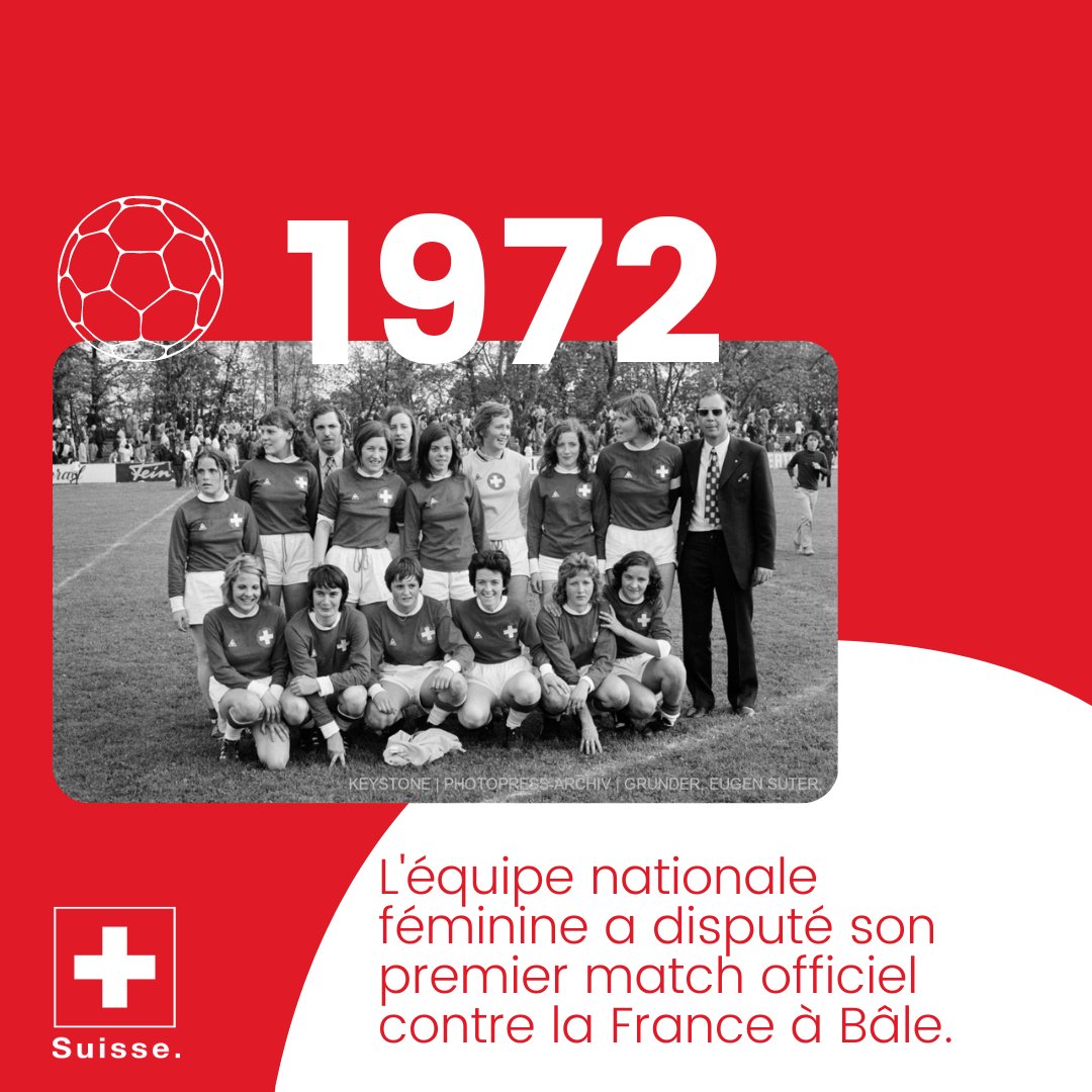 Certains d'entre nous s'en souviennent ! ⚽ 
Ce match historique contre la France s'est soldé par un match nul (2-2)
à Bâle. 🇨🇭 
#FIFAWWC #natimiteuch #lanatiavecvous #lanaticonvoi