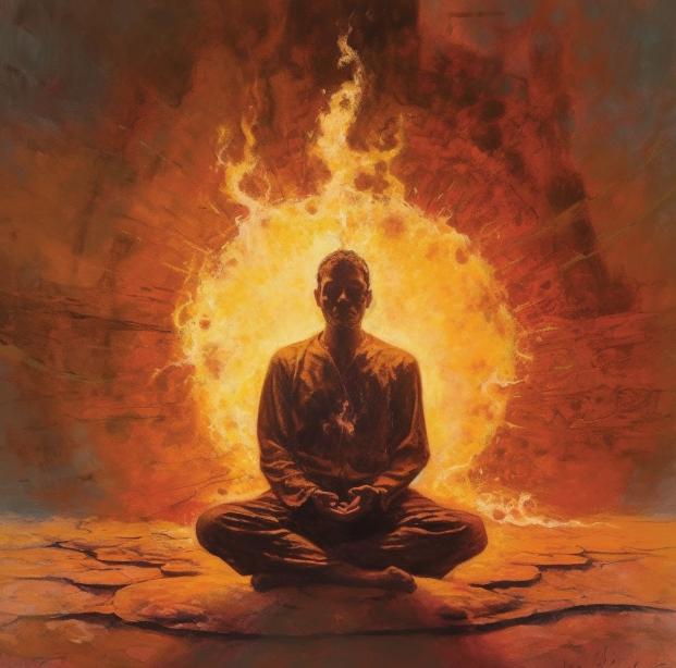 mindfightzen's tweet photo. When you are meditating at times you will find yourself distracted. 

• A sudden itch. 
• The imagined buzz of your phone. 
• A voice that might seem to call out to you. 
• An unexpected jolt runs through your body.

Whenever this happens there's one thing you need to do:

Nothing.

Nothing at all.

Think of your mind as a restless child fighting for your attention. 

These are its attempts hoping you’d lose your center.

Instead of giving in just sit there and be.

Ignore the external stimuli. 

Ignore that itch.
Ignore that voice.
Ignore that great idea. 

By doing this you're training your mind to be patient and unwavering. 

Every moment you don’t react you're building a more resilient mindset. 

Meditation isn't about having no thoughts or sensations it's about learning not to get swept away by them.