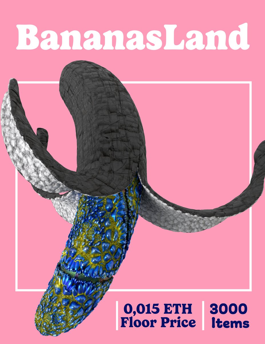 ouou_io's tweet photo. 🍌🍌🍌BananasLand
https://t.co/RRF1cGsflw
#NFTArt
#nft
#eth
#nftsale
#nft_community
#opensea
#platanosporcanarias
#virtualbananas
#followme
#platanosporlapalma https://t.co/0yA2onn1ui