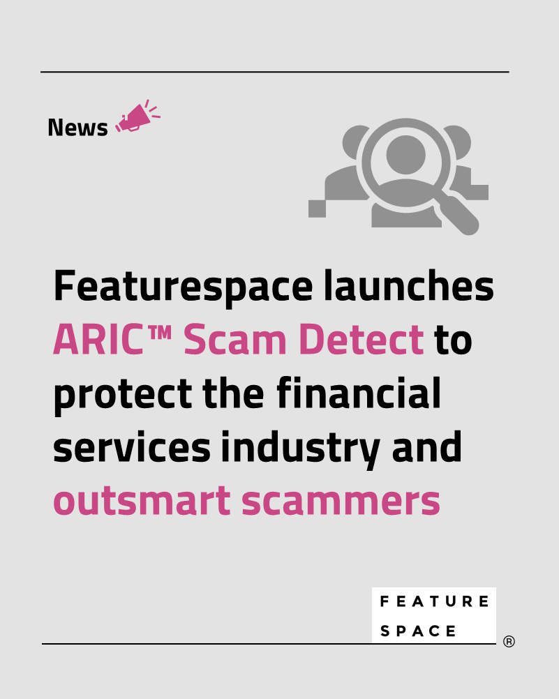 📢 Exciting news! We are thrilled to announce the launch of our cutting-edge software - ARIC™ Scam Detect - designed to protect Financial Institutions and their customers from #scams. featurespace.com/newsroom/featu…