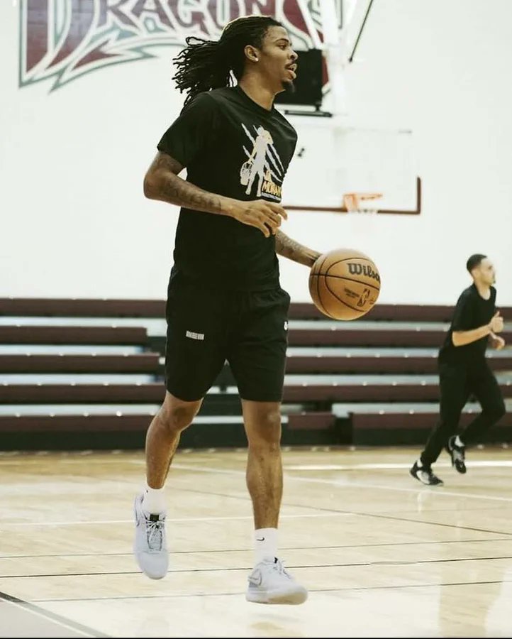 Ja Morant hooping at my former high school is absolutely electric