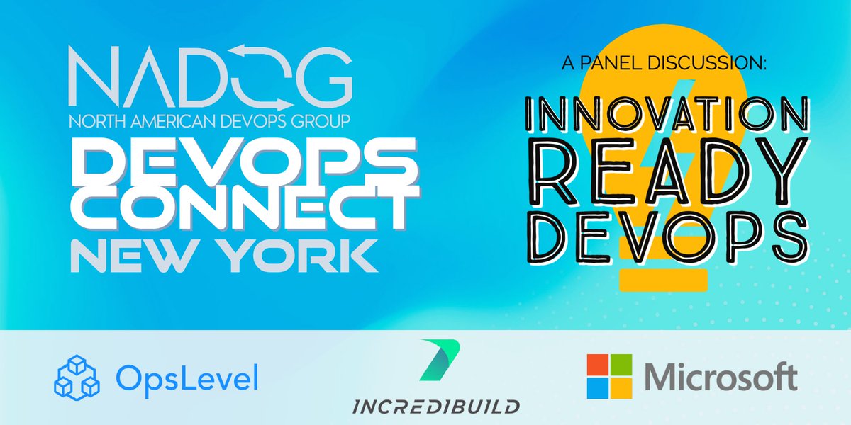Join us at NADOG - DevOps Connect - NYC - Aug 24 2023 
Registration for this event: bit.ly/44QWZqV 

Please note: This North American DevOps Group - DevOps Connect event is designed for IT practitioners and IT leadership only.
