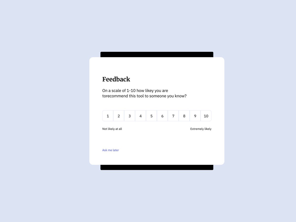 webdevdailyio's tweet image. 📣Are you ready for today’s daily frontend challenge?!
🌟Dive into our daily code challenge and create an engaging Feedback Card that gives a voice to the users 💻💬
Start Challenge Now ➡️ webdevdaily.io/challenges/fee…
#webdevdaily #FrontendDeveloperChallenge #HTMLCSSJavaScript