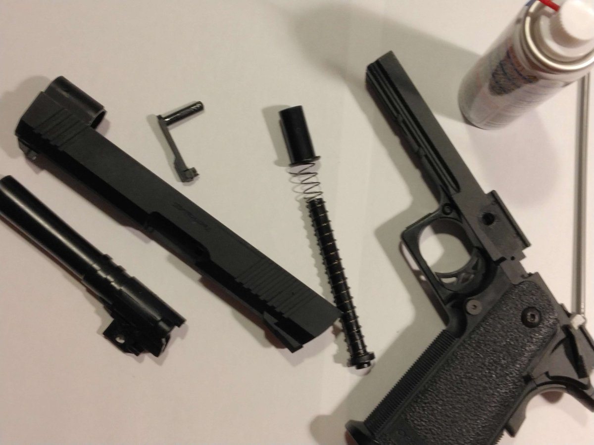 ガスガンのメンテした