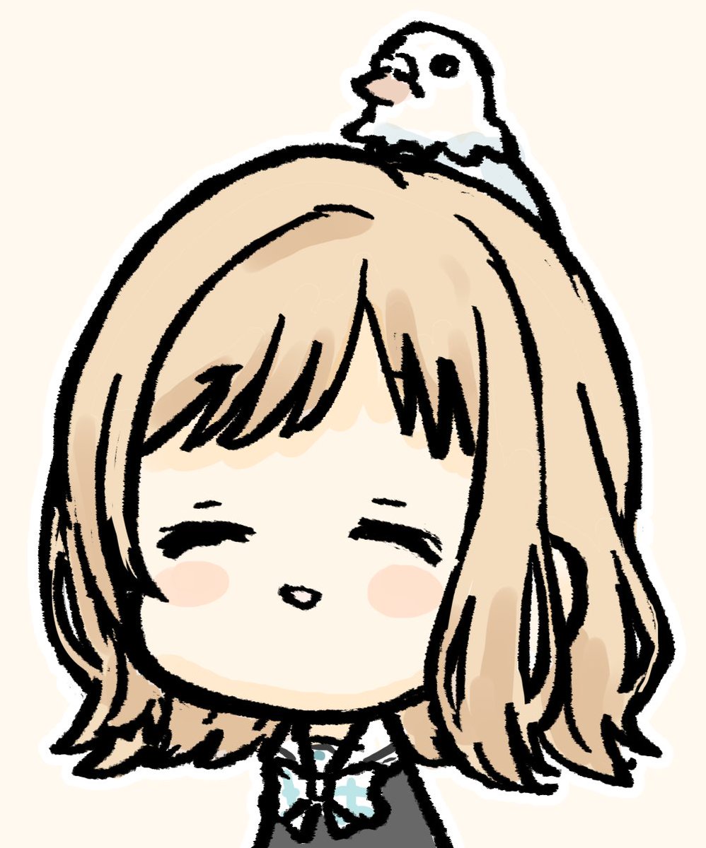 櫻木真乃 「鳩の日だった 」|H@nimaruのイラスト
